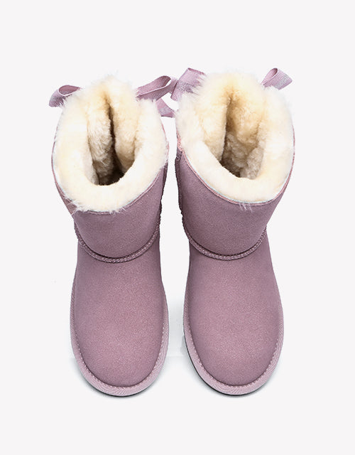 Australian Shepherd AS UGG Short Boots Basia with Bailey Bow-Boots-PEROZ Accessories