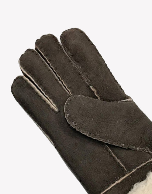 Australian Shepherd UGG Stitching Gloves With Suede-Gloves & Mittens-PEROZ Accessories