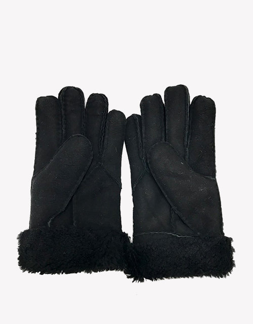Australian Shepherd UGG Stitching Gloves With Suede-Gloves & Mittens-PEROZ Accessories