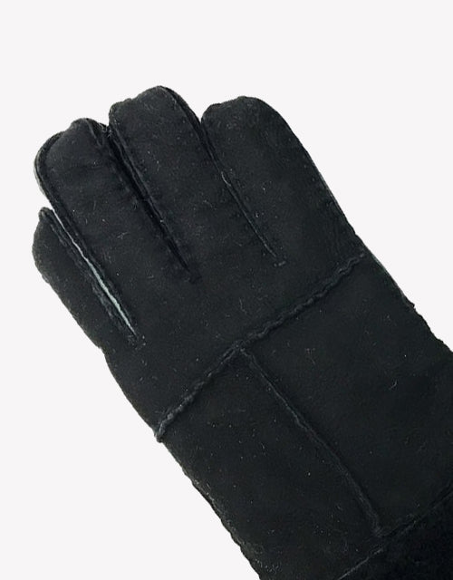 Australian Shepherd UGG Stitching Gloves With Suede-Gloves & Mittens-PEROZ Accessories