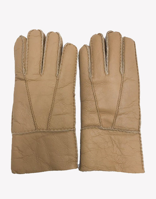 Australian Shepherd UGG Stitching Gloves With Full Grain Leather-Gloves & Mittens-PEROZ Accessories