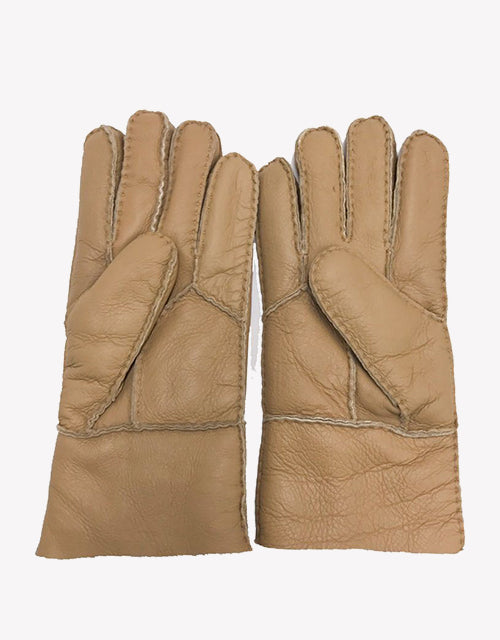 Australian Shepherd UGG Stitching Gloves With Full Grain Leather-Gloves & Mittens-PEROZ Accessories