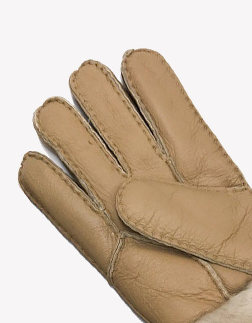 Australian Shepherd UGG Stitching Gloves With Full Grain Leather-Gloves & Mittens-PEROZ Accessories