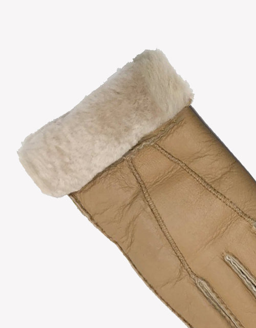 Australian Shepherd UGG Stitching Gloves With Full Grain Leather-Gloves & Mittens-PEROZ Accessories