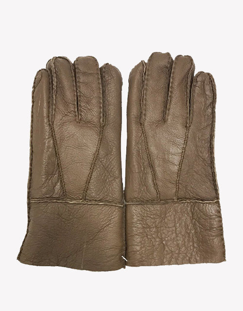 Australian Shepherd UGG Stitching Gloves With Full Grain Leather-Gloves & Mittens-PEROZ Accessories