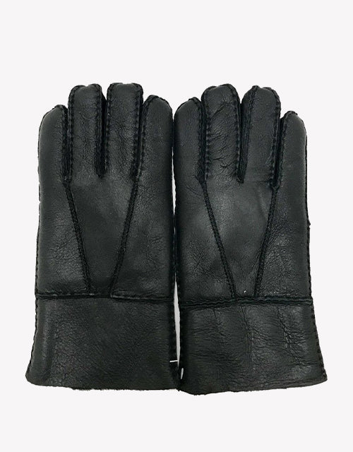 Australian Shepherd UGG Stitching Gloves With Full Grain Leather-Gloves & Mittens-PEROZ Accessories