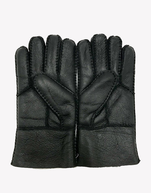 Australian Shepherd UGG Stitching Gloves With Full Grain Leather-Gloves & Mittens-PEROZ Accessories