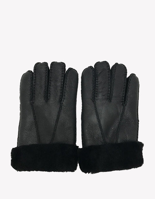 Australian Shepherd UGG Stitching Gloves With Full Grain Leather-Gloves & Mittens-PEROZ Accessories