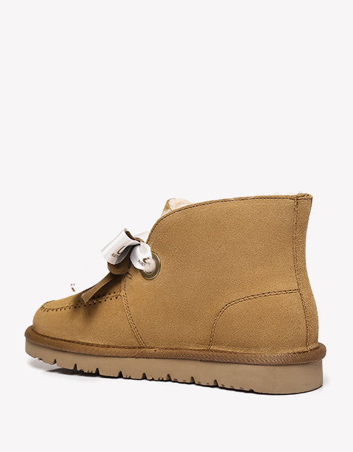 Australian Shepherd Australian Shepherd UGG Ribbon Pom Pom Boots Doreen-Boots-PEROZ Accessories