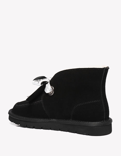 Australian Shepherd Australian Shepherd UGG Ribbon Pom Pom Boots Doreen-Boots-PEROZ Accessories