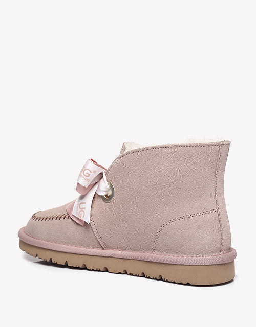 Australian Shepherd Australian Shepherd UGG Ribbon Pom Pom Boots Doreen-Boots-PEROZ Accessories