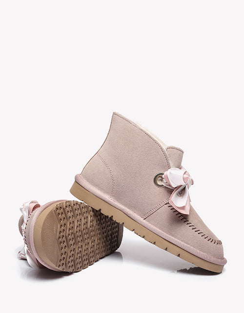 Australian Shepherd Australian Shepherd UGG Ribbon Pom Pom Boots Doreen-Boots-PEROZ Accessories