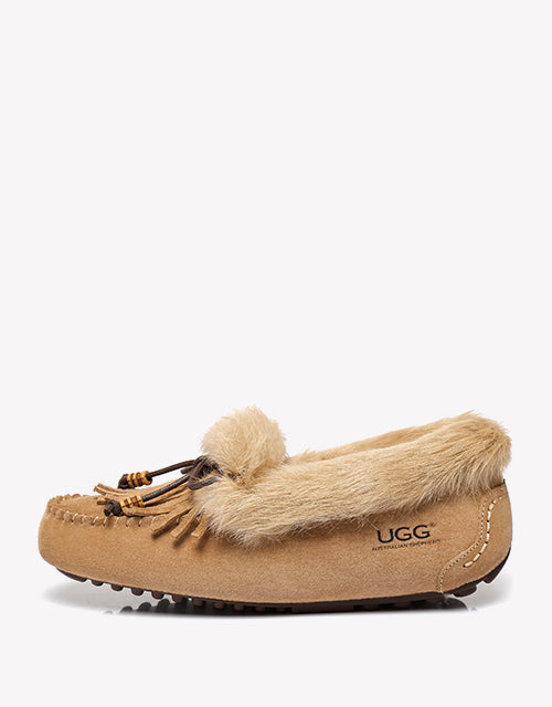 Australian Shepherd Sule Moccasin-Loafers & Moccasins-PEROZ Accessories