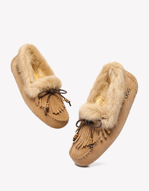 Australian Shepherd Sule Moccasin-Loafers & Moccasins-PEROZ Accessories