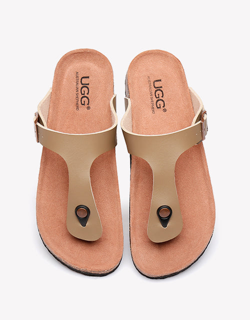 Australian Shepherd UGG Summer Unisex Beach Slip-on Sandal Slides Thongs Beck-Thongs-PEROZ Accessories