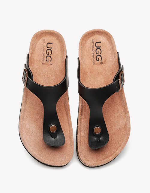 Australian Shepherd UGG Summer Unisex Beach Slip-on Sandal Slides Thongs Beck-Thongs-PEROZ Accessories