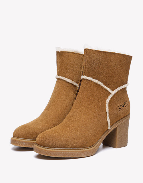 Australian Shepherd AS UGG Women Heels Betta-Boots-PEROZ Accessories