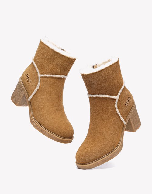 Australian Shepherd AS UGG Women Heels Betta-Boots-PEROZ Accessories