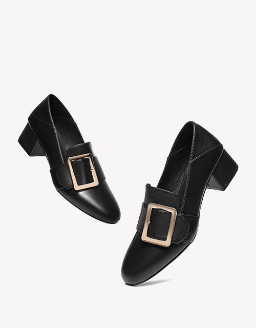 Australian Shepherd Women Low Block Heels Sammi-Heels-PEROZ Accessories