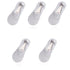 Anysox 5 Pairs Size 5-9 Fashion Socks Lace Flower Style Breathable Antiskid Invisible Ankle Socks for Women Grey-Socks-PEROZ Accessories