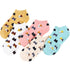 Anysox 5 Pairs One Size 5-9 Candy Color Kitten Summer Invisible Female Fashion Casual Cute Cartoon Short Cotton Ladies Dropship-Socks-PEROZ Accessories