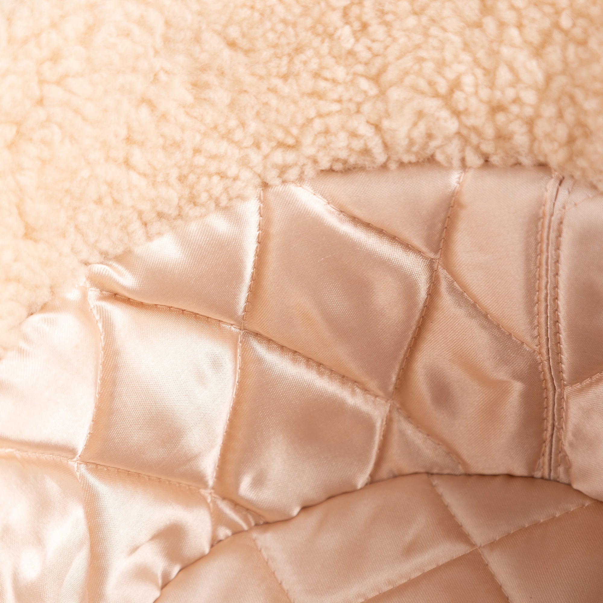 Ugg Curly Sheepskin Bucket Hat-Hats-PEROZ Accessories