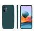 Anymob Xiaomi Phone Case Slate Green Square Candy Silicone For Redmi Note 10 10S 9S 9 Pro Max 8 7 Pro 9T Mi 11 Lite POCO X3 M3 F3 Slim Soft Cover-Mobile Phone Cases-PEROZ Accessories