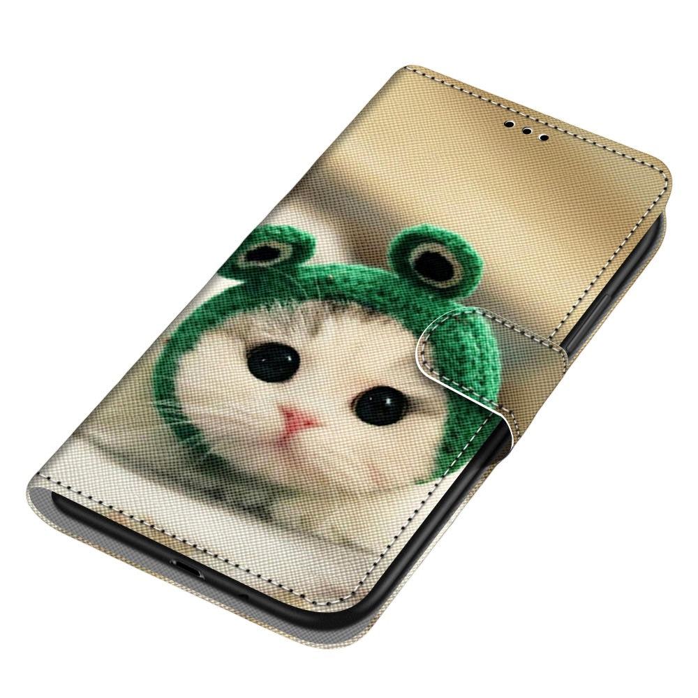 Anymob iPhone Case Fashion Magnetic Flip Cute Little Kitten Painting Leather Cover-Mobile Phone Cases-PEROZ Accessories