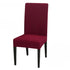 Anyhouz Chair Cover Wine Red with Anti-Dirt and Waterproof Elastic Material for Dining Room Kitchen Wedding Hotel Banquet Restaurant-Chair Cover-PEROZ Accessories