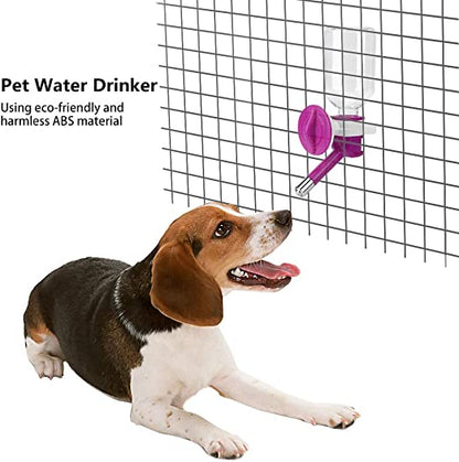 AnyWags Pink Leak-Proof Convenient Hanging Drinking Water Bottle Easy Hydration for Dogs, Cats, and Rabbits Pet-Pet Feeder-PEROZ Accessories