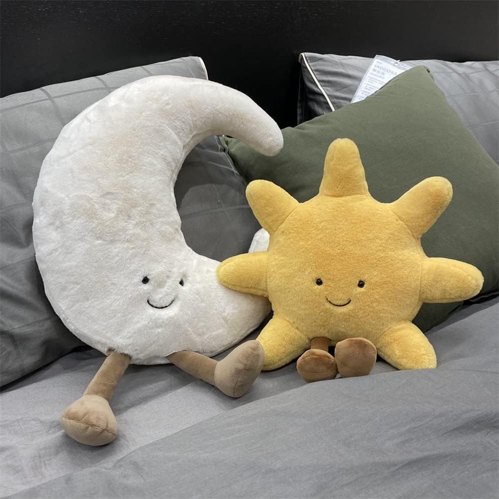 Anyhouz Plush Pillow Sun Shape Stuffed Soft Pillow Seat Cushion Room Decor-Pillow-PEROZ Accessories