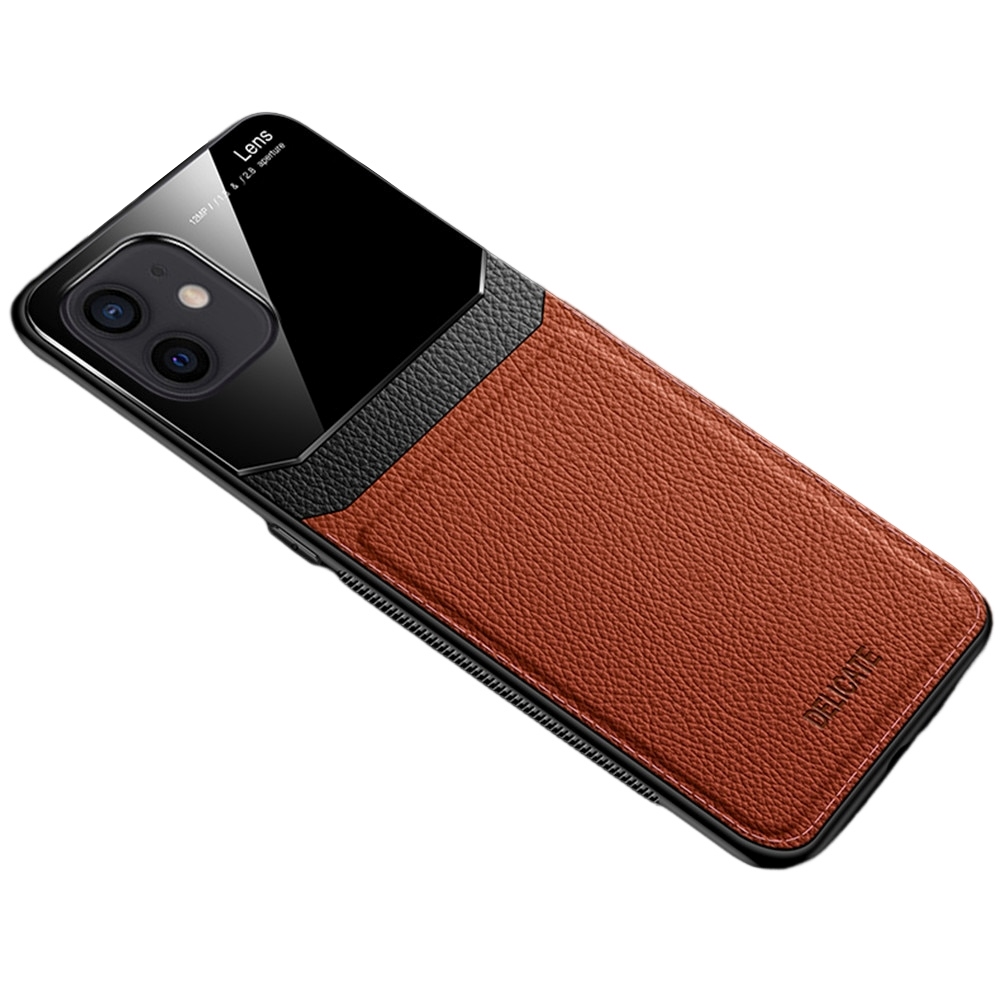 Anymob iPhone Brown Anti-drop Pattern Phone Case Leather Back Cover-Mobile Phone Cases-PEROZ Accessories