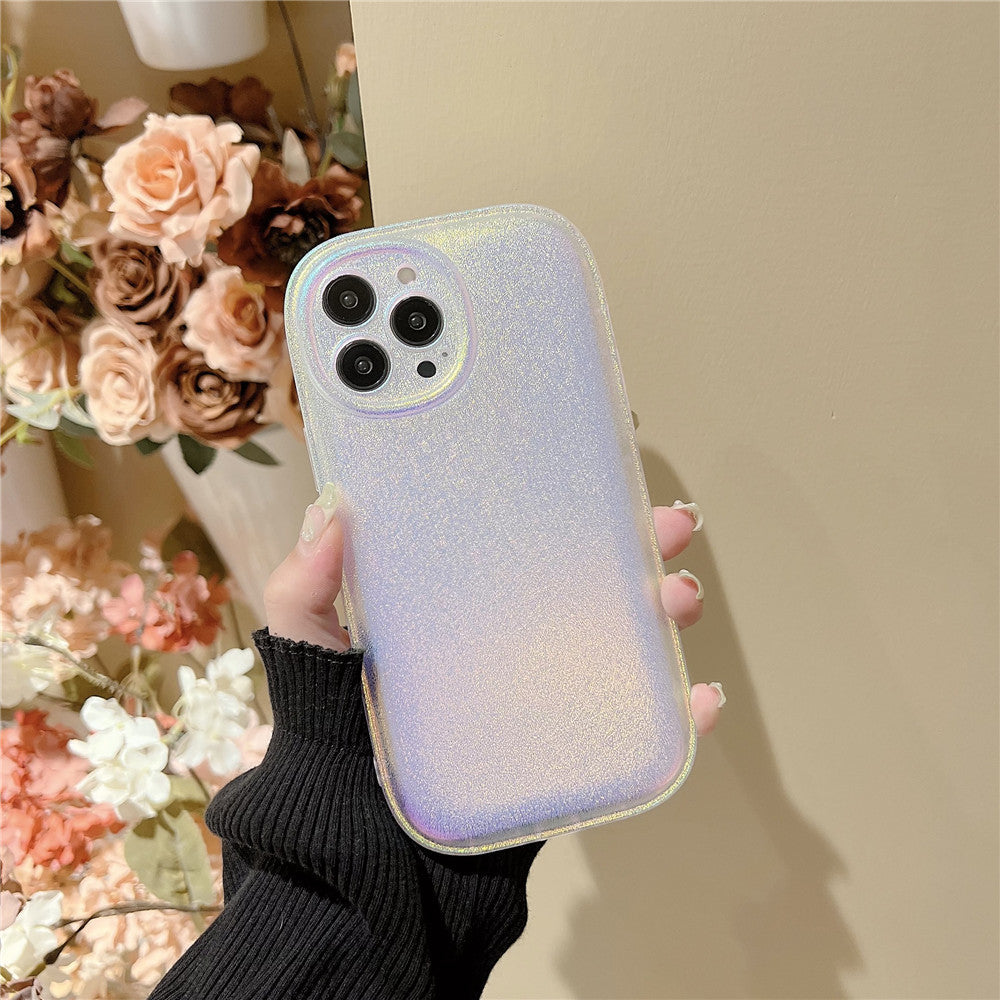 Anymob iPhone Moon Dust Gradient Aurora Case Soft Silicon Shockproof Phone Cover-Mobile Phone Cases-PEROZ Accessories