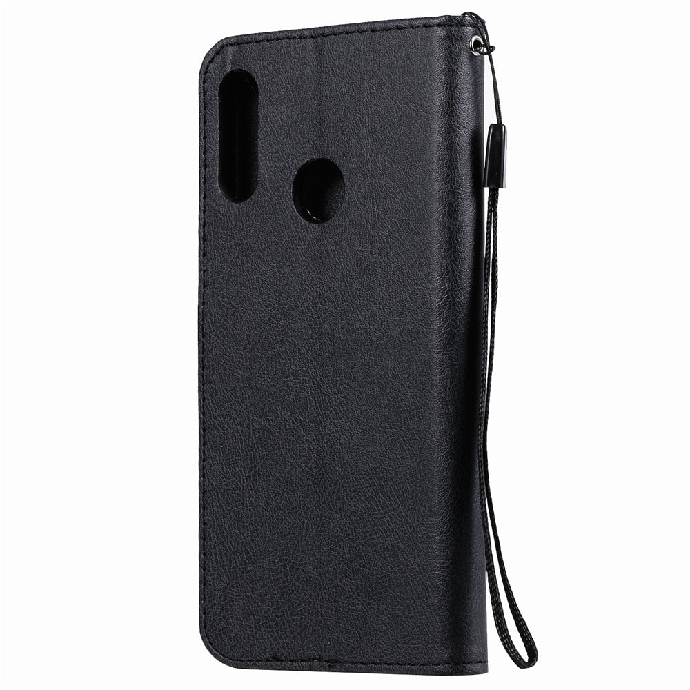 Anymob Motorola Black Flip Leather Case Luxury Retro Book Wallet Mobile Phone Bag-Mobile Phone Cases-PEROZ Accessories