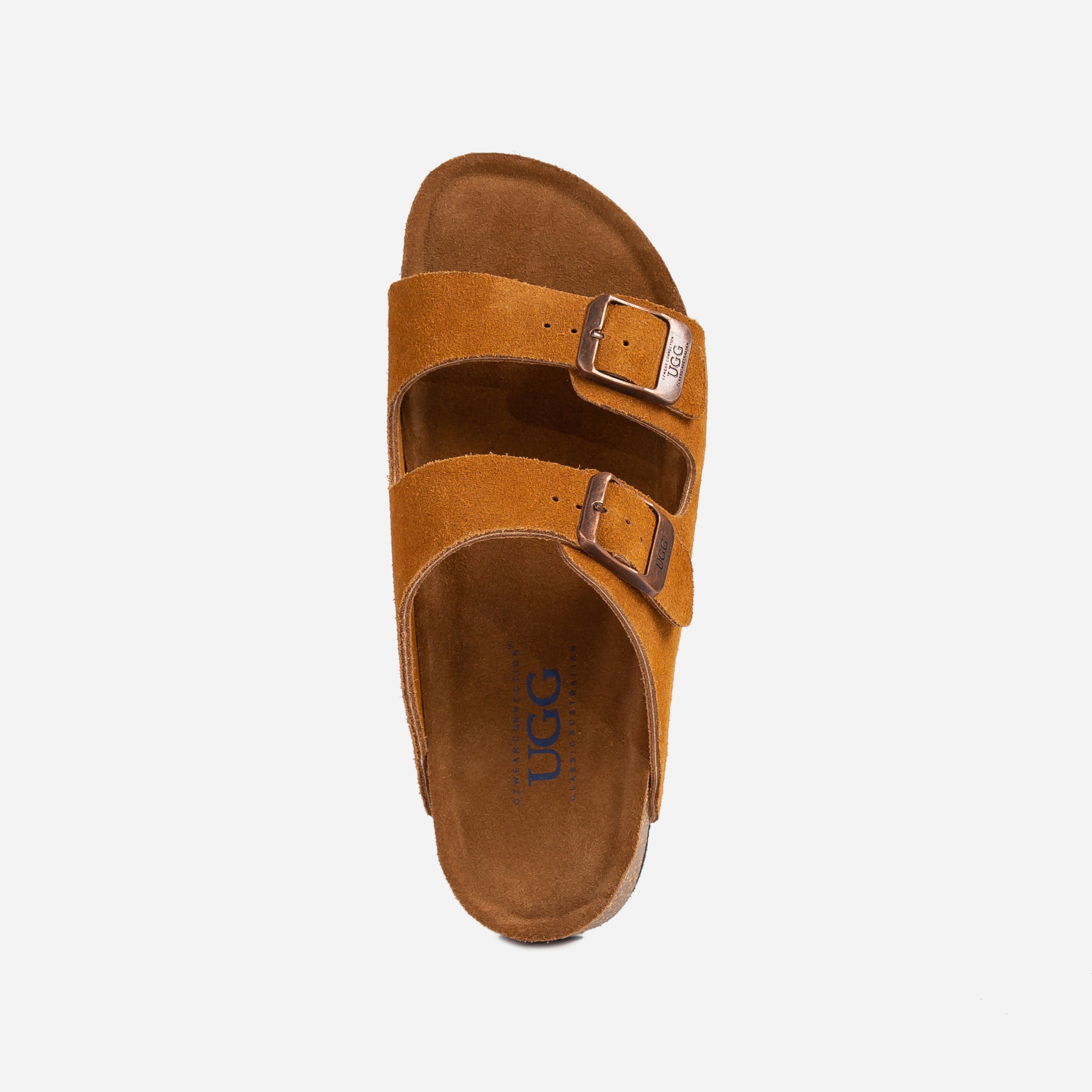 Ozugg Aussie Victoria Suede Leather Unisex Slipper-Moccasins-PEROZ Accessories