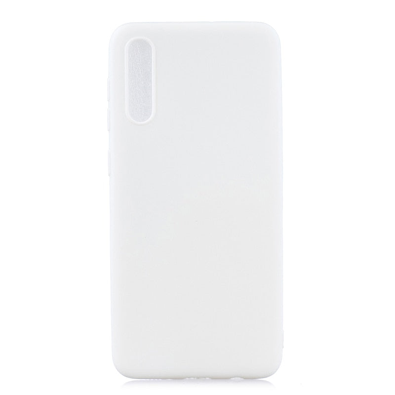 Anymob Samsung Phone Case White Silicone Soft TPU Back Cover-PEROZ Accessories