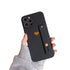 Anymob iPhone Black Wrist Strap Love Heart Phone Case Shockproof Soft Cover-Mobile Phone Cases-PEROZ Accessories