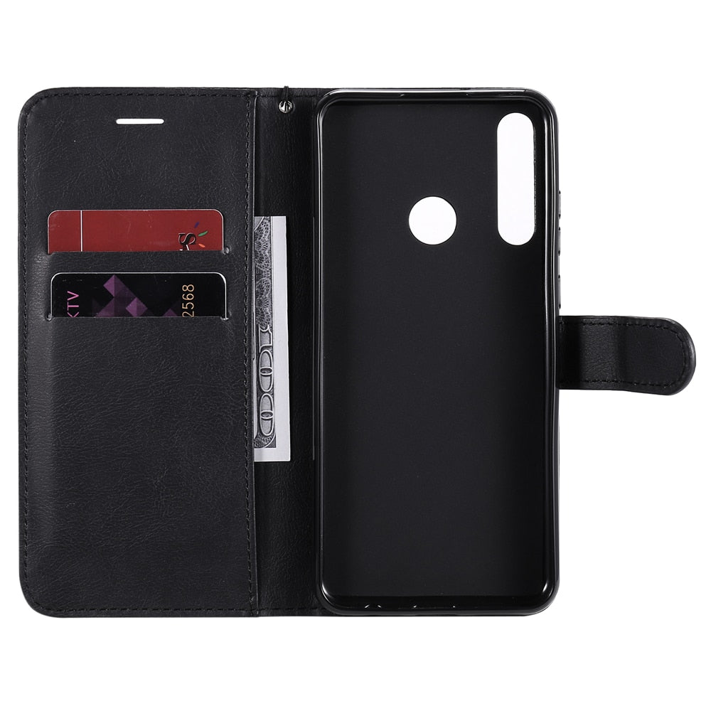 Anymob Huawei Phone Case Red Flip Leather Luxury Business Phone Cover-PEROZ Accessories