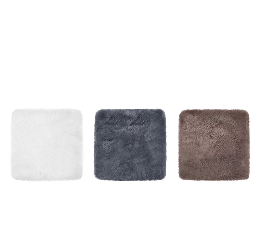 TARRAMARRA Square Wool Seat Cushion 45cm X 45cm-Chair & Sofa Cushions-PEROZ Accessories