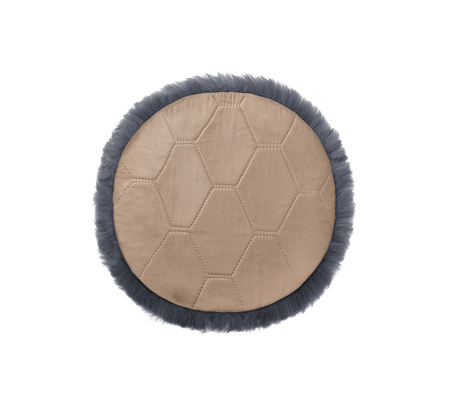 Tarramarra Round Wool Seat Cushion 40cm X 40cm-Cushions-PEROZ Accessories