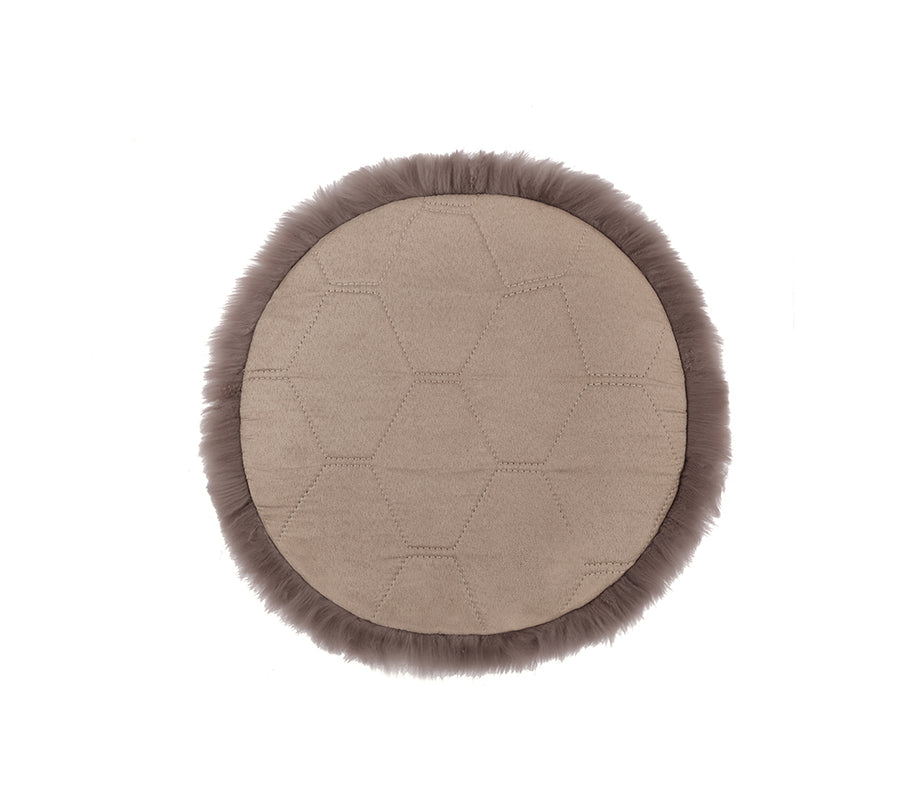 Tarramarra Round Wool Seat Cushion 40cm X 40cm-Cushions-PEROZ Accessories
