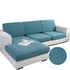 Anyhouz Sofa Cover Space Blue Polyester Thick Stretchable Cushion For Living Room 1Pc Back Cushion-Slipcovers-PEROZ Accessories