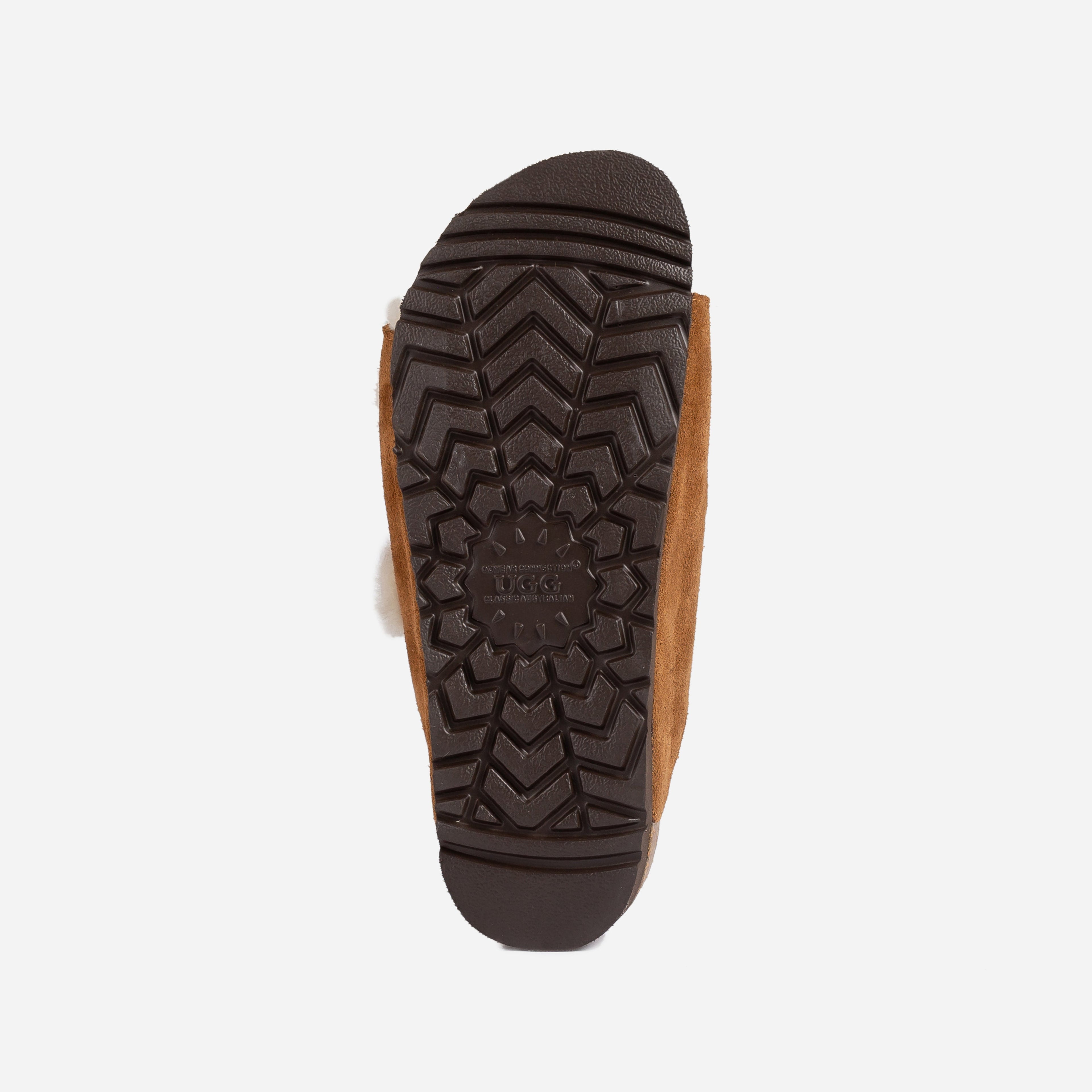 UGG Aussie Shearling Buckled Sandals-Moccasins-PEROZ Accessories