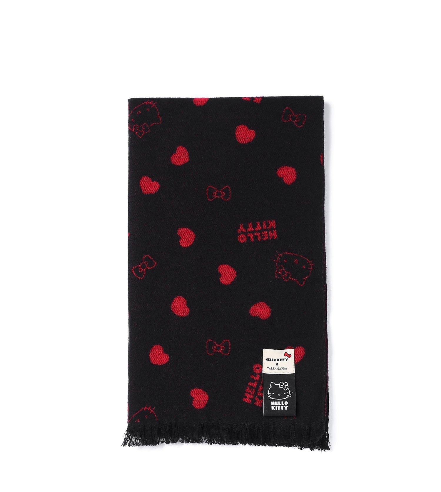 TARRAMARRA Hello Kitty Wool Scarf 828006-Scarves-PEROZ Accessories