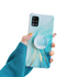 Anymob Samsung Case Ocean Blue Marble With Finger Ring Holder Silicone Phone Cover-Mobile Phone Cases-PEROZ Accessories