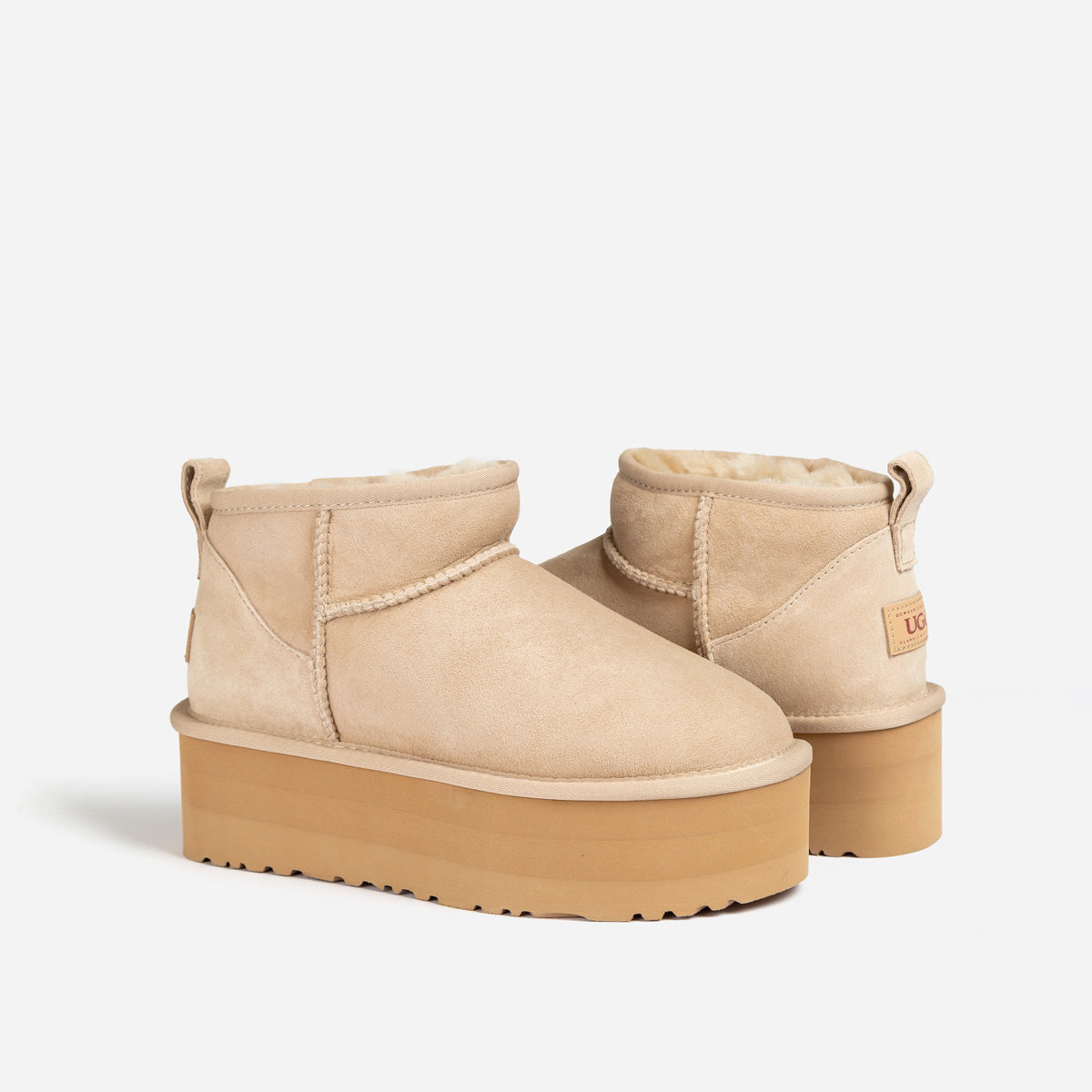 Ugg Classic Platform Ultra Mini Boots-Boots-PEROZ Accessories