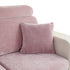 Anyhouz Pillowcase 45X45Cm Old Rose Polyester Chenille Thick Stretchable Cushion For Living Room-Slipcovers-PEROZ Accessories