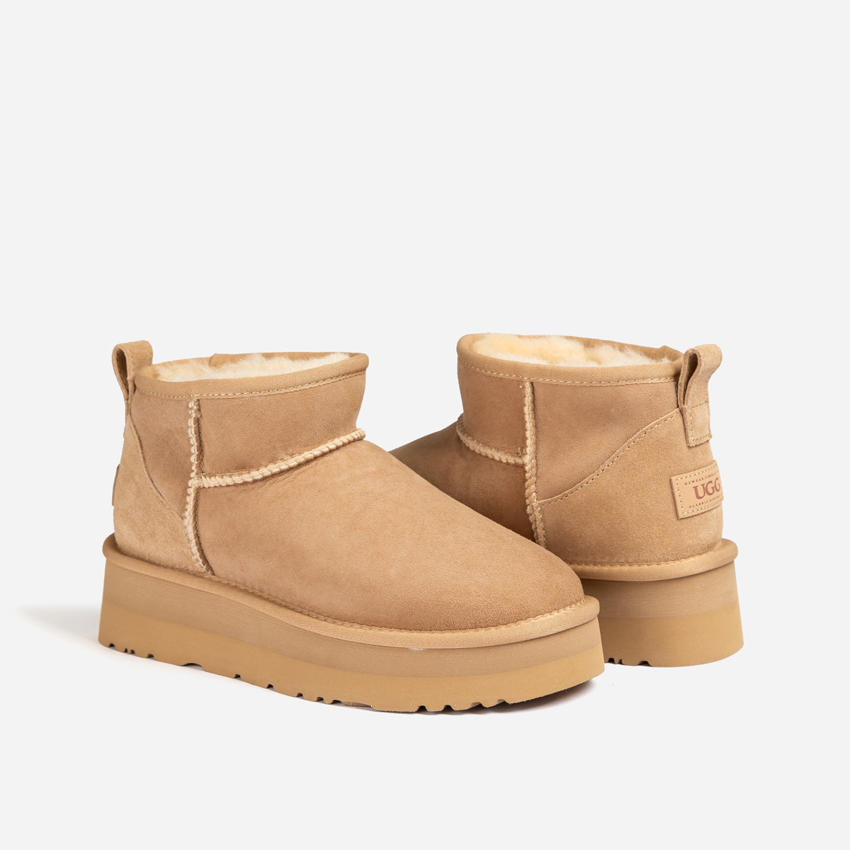 Ugg Classic Platform Ultra Mini Boots (Water Resistant)-Boots-PEROZ Accessories