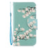 Anymob iPhone Case Green Cherry Blossom Flip Leather Fashion Colorful Flower Painted Wallet Phone Bags-Mobile Phone Cases-PEROZ Accessories