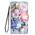 Anymob Samsung Multicolor Flower Phone Case Magnetic Flip Leather Card Wallet Cover-Mobile Phone Cases-PEROZ Accessories